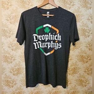 Med UNISEX Dropkick Murphys Dark Heathered Grey Tshirt